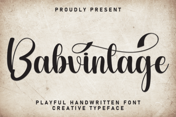 Babvintage: A Whimsical Font for Editorial Design