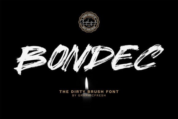 Bondec: A Bold Brush Font for Dynamic Web Design