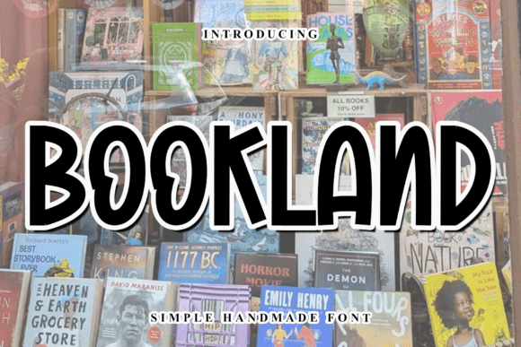 Bookland: A Modern Script Font for Engaging Brand Content