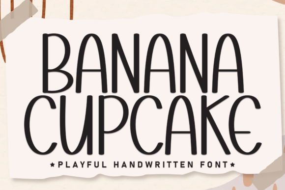 Boost Your Brand with Banana Cupcake: A Playful Script Font