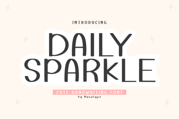 Bring Charm to Your Web Design with Daily Sparkle Font