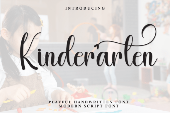 Discover Kinderarten: A Charming Font for Editorial Design