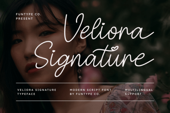 Elevate Your Editorial Design with Veliora Signature Font