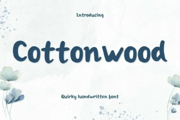 Enhance Your Brand with Cottonwood: A Versatile Script Font