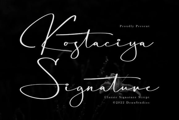 Enhance Your Craft with Kostaciya: A Classic Script Font