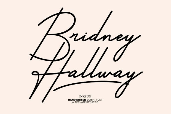 Exploring Bridney Hallway: A Versatile Script Font for Branding