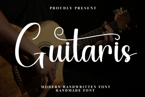 Guitaris: A Charismatic Display Font for Web Design
