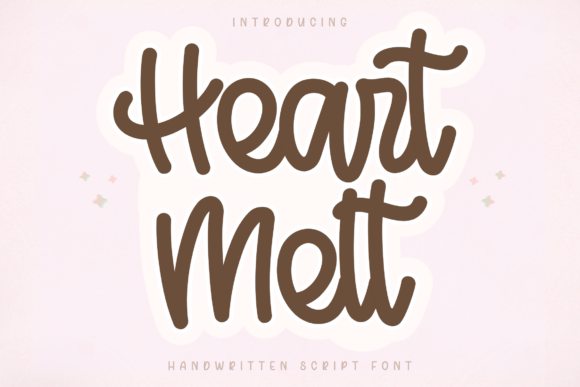 Heart Melt: A Charming Script Font for Crafters and Creators