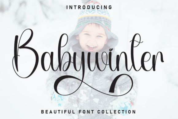 Introducing Babywinter: A Whimsical Font for Creative Branding