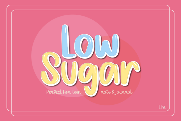 Low Sugar: A Playful Font for Creative Web Design