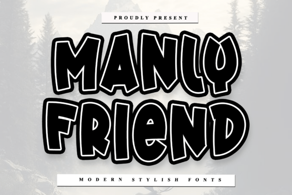 Manly Friend: A Handwritten Font for Editorial Design