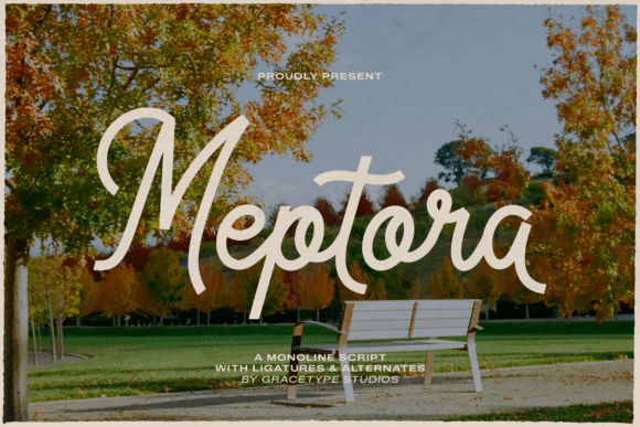 Meptora: A Charming Script Font for Modern Web Design