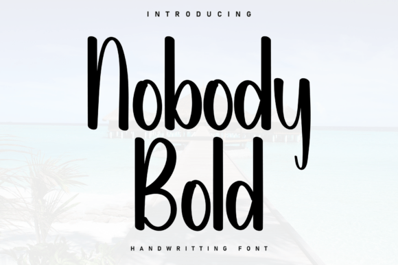 Nobody Bold: A Handwritten Font for Creative Web Design