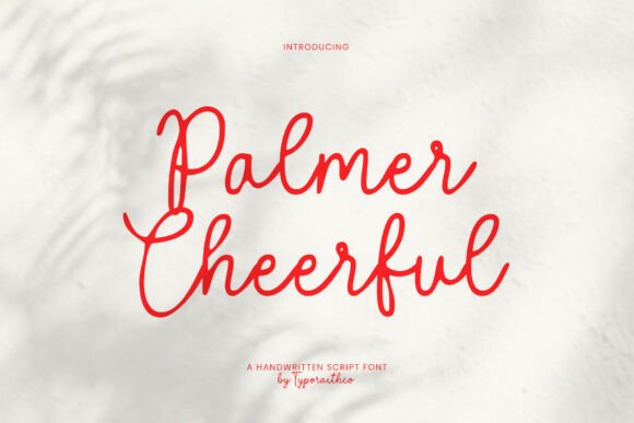 Palmer Cheerful: A Joyful Script Font for Web Design