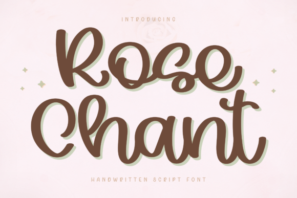 Rose Chant: A Delicate Script Font for Elegant Campaigns