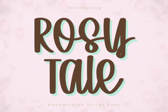 Rosy Tale: A Graceful Handwritten Script Font for Web Design