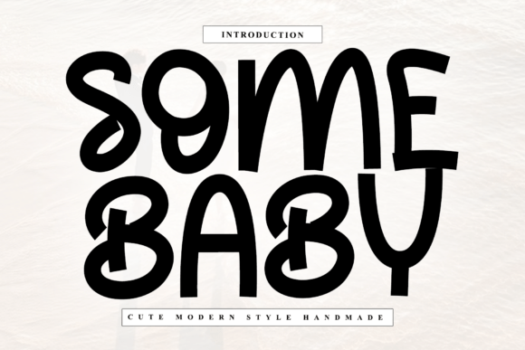 Some Baby: A Script Font for Elegant Web Design