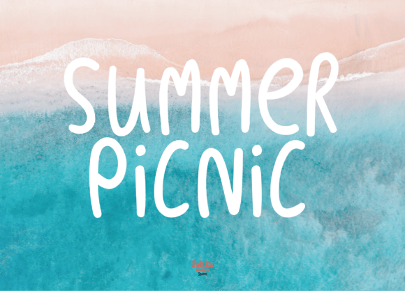 Summer Picnic: A Lively Handwritten Font for Creative Projects
