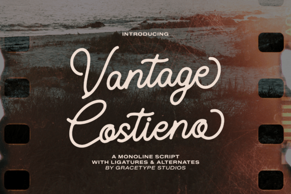 Vantage Costieno: A Refined Script Font for Editorial Elegance