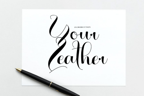 Your Leather: A Charming Font for Craft and Design